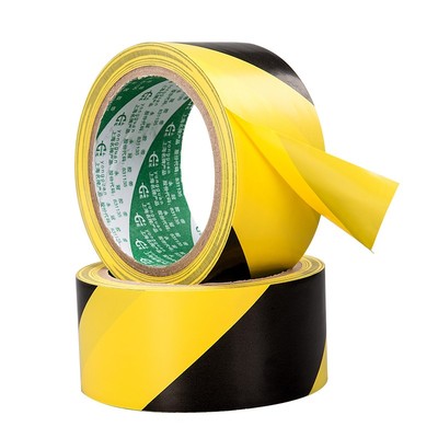 5.0*20斑马胶带（20米）黄黑警式胶带PVC 警戒地标贴地面