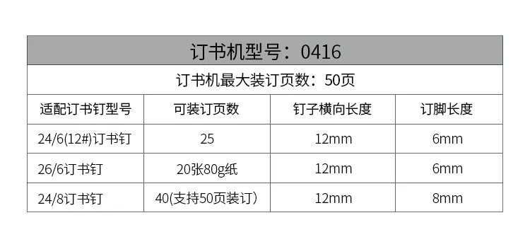 得力装订机说明书图片